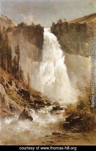 Thomas Hill - The Falls of Yosemite
