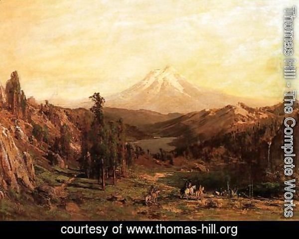 Thomas Hill - Mount Shasta and Castle Lake, California