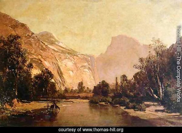 Piute Indians, Royal Arches and Domes, Yosemite Valley