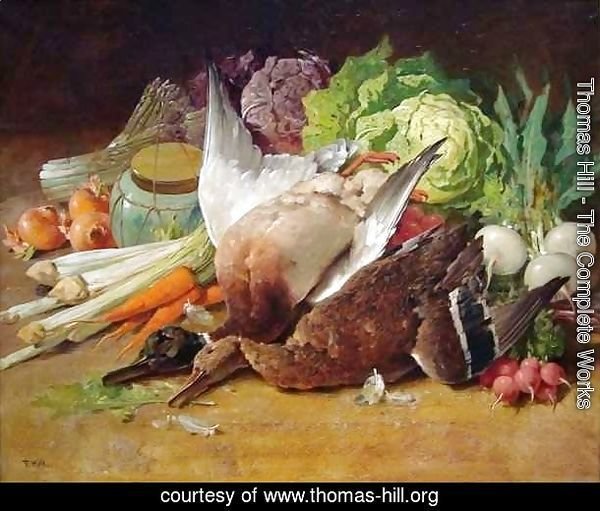 Still Life with Ducks and Vegetables