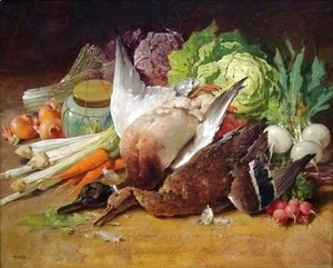 Still Life with Ducks and Vegetables