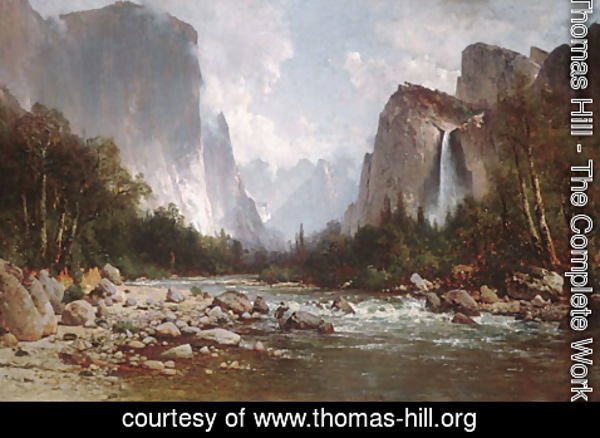 Thomas Hill - View of Yosemite Valley 1885