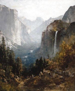 Thomas Hill - Bridal Veil Falls, Yosemite