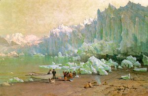 Thomas Hill - The Muir Glacier in Alaska  1887-88