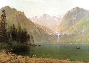 Thomas Hill - View of Lake Tahoe Looking Across Emerald Bay  1874