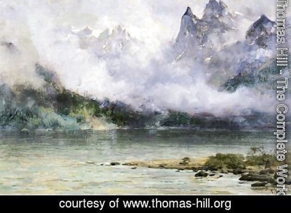 Thomas Hill - Alaska Scene near Juneau
