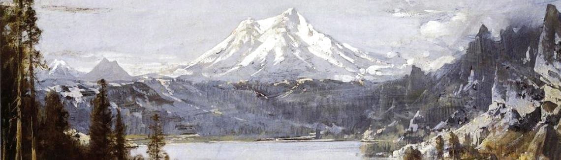 Thomas Hill - Mount Shasta from Castle Lake