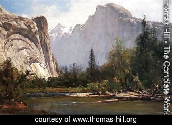 Thomas Hill - Royal Arches and Half Dome, Yosemite
