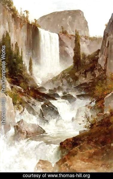 Thomas Hill - Falls in Yosemite