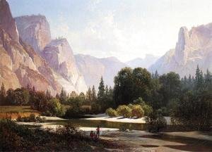 Thomas Hill - Piute Indians in Yosemite Valley