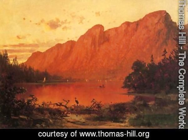 Thomas Hill - Profile Peakk from Profile Lake, New Hampshire
