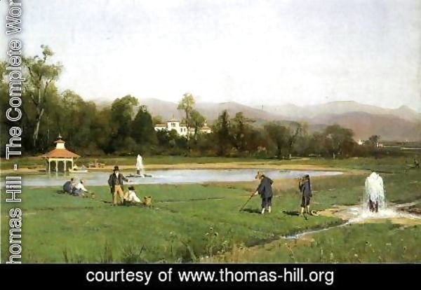 Thomas Hill - Irrigating at Strawberry Farm