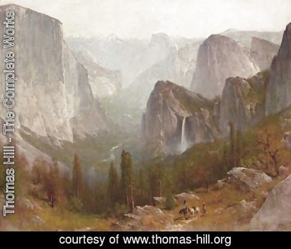 Thomas Hill - A View of Yosemite