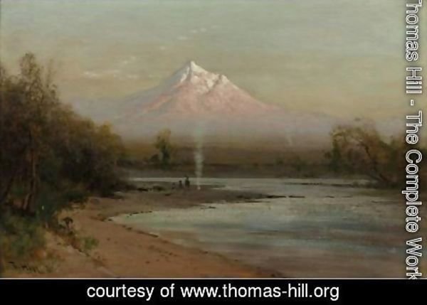 Thomas Hill - Evening At Mt. Shasta